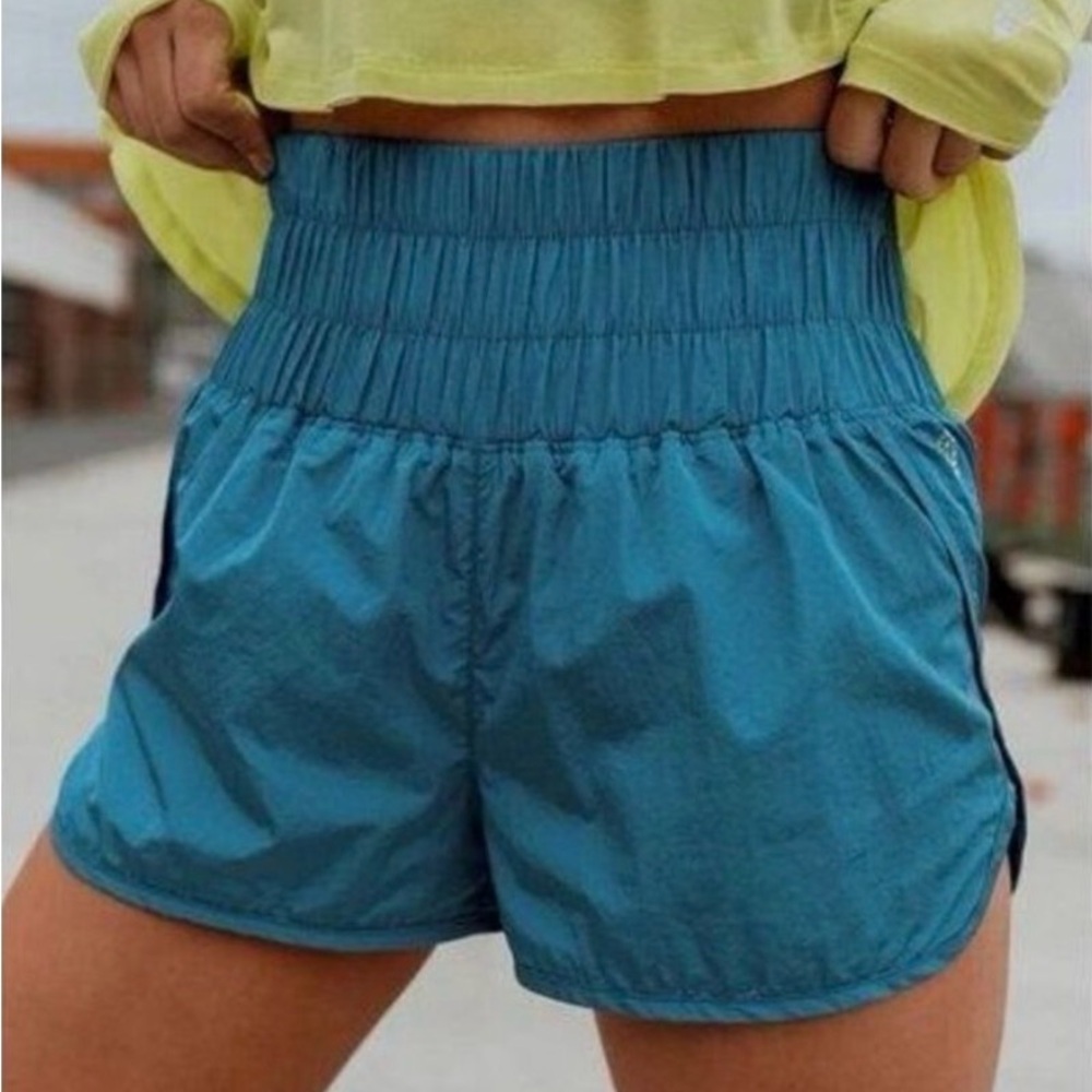 FP Movement Teal Athletic Shorts
